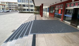 DB-Single Brush interlocking modular entrance matting System