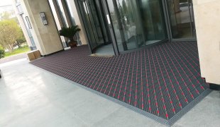 DB-Single Brush entryway modular interlocking mats